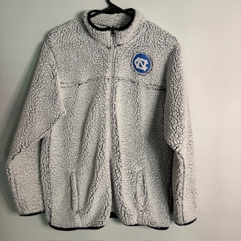 Champion Women's UNC University of North Carolina Chapel Hill Sherpa Jacket LG